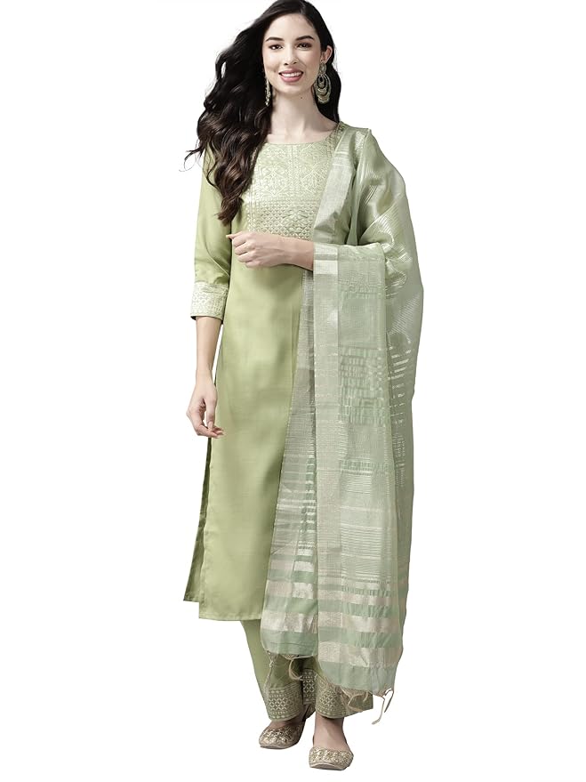 Woman wearing TyagiFashion Kurti in traditional design